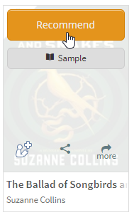 Book hover recommend button image